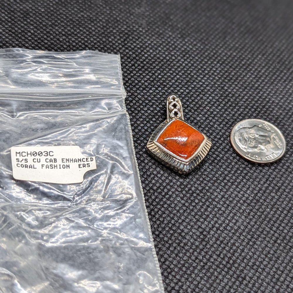 Sterling silver and Coral necklace